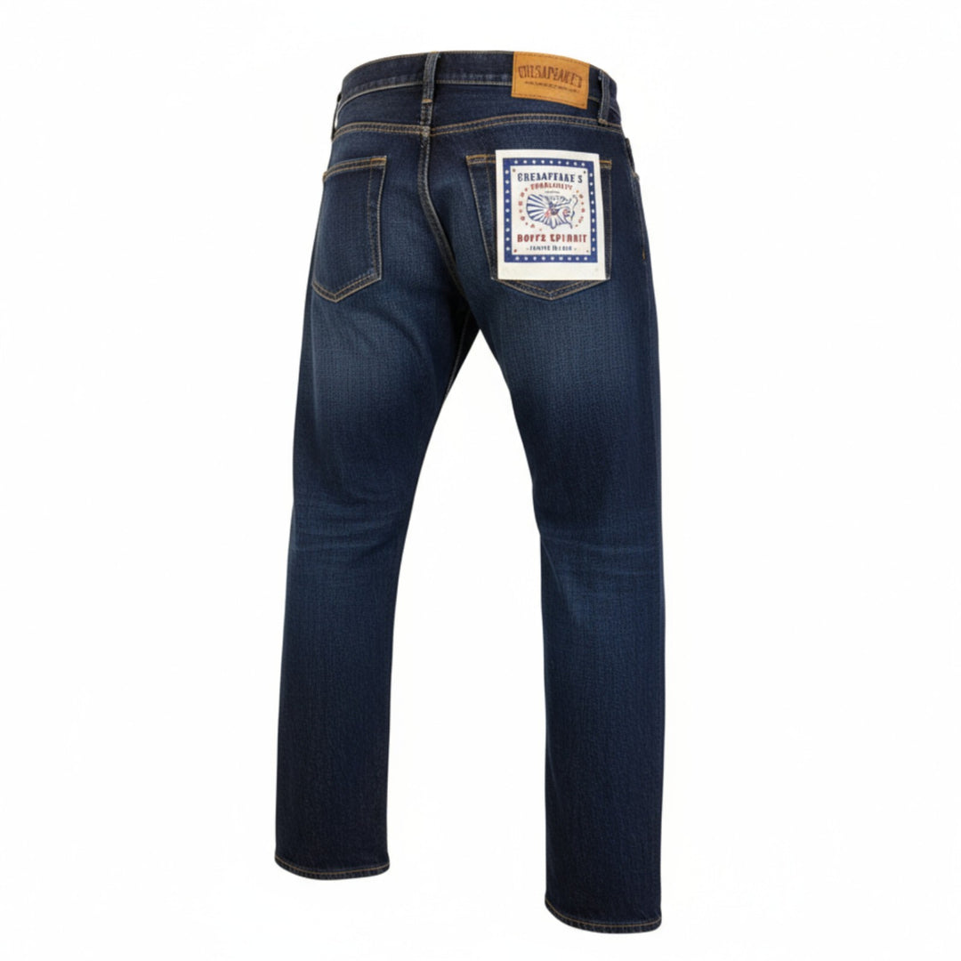 1 YEAR DARK BLUE SELVE DENIM