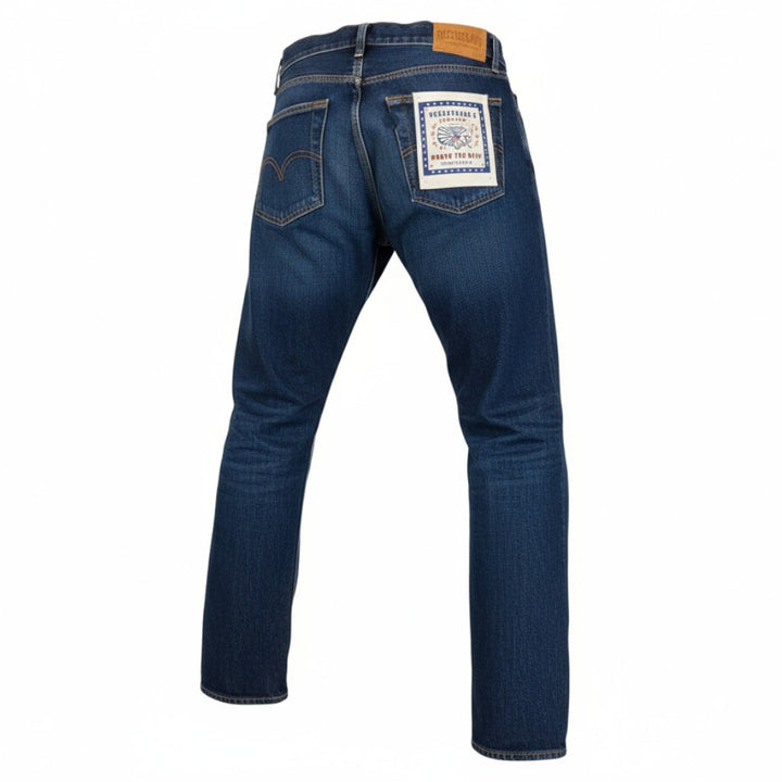 DENIM SELVEGUED STONE WASH BLUE
