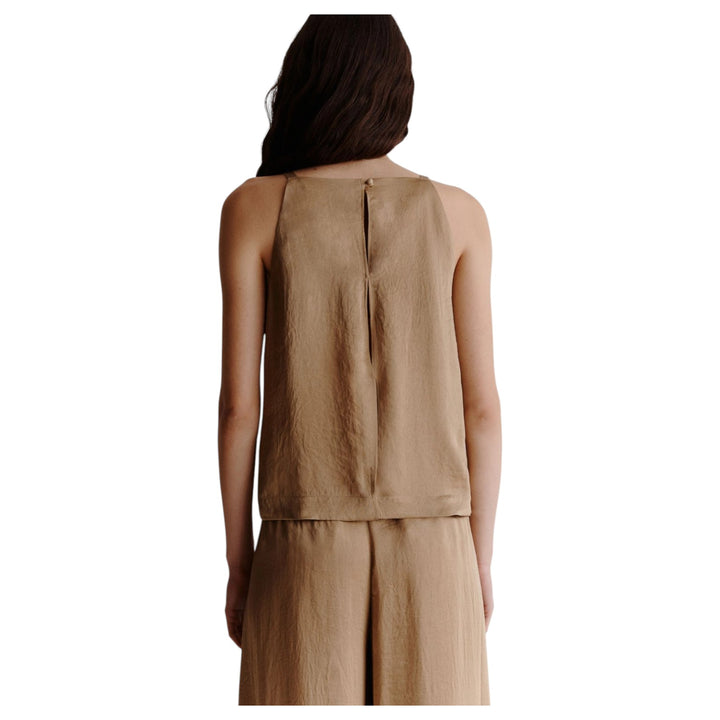 Top-Canottiera in tes. SFINGE BEIGE