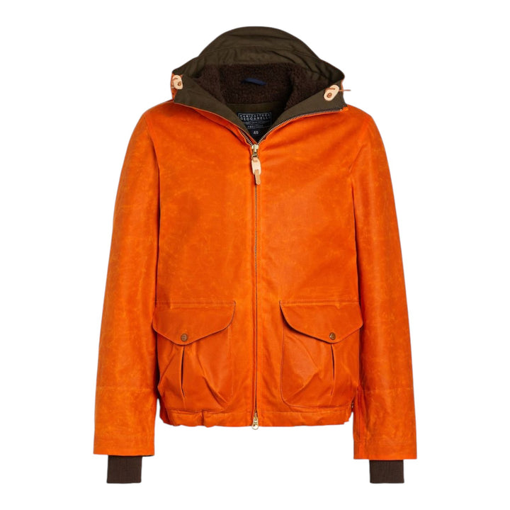 ORANGE BLAZER COAT