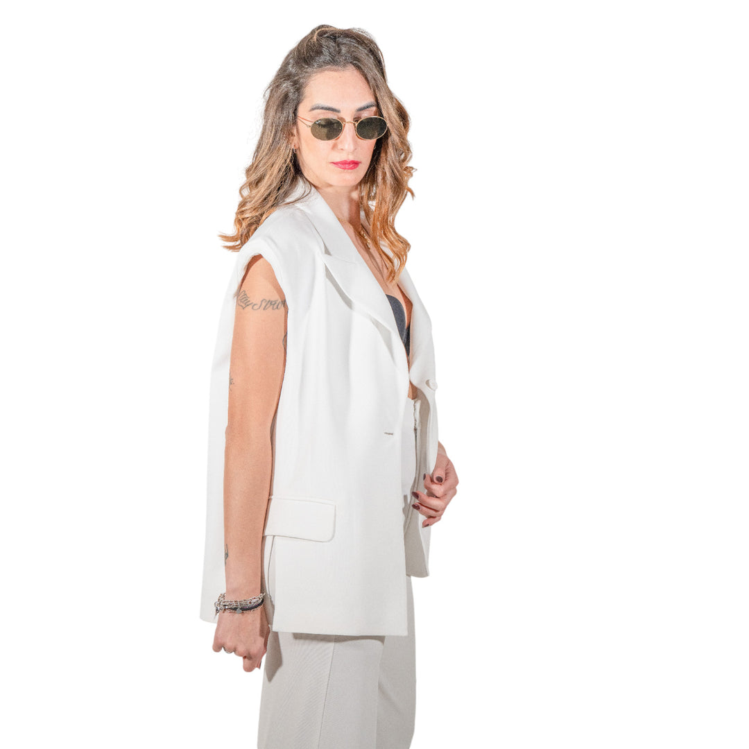 BELLA WHITE VEST
