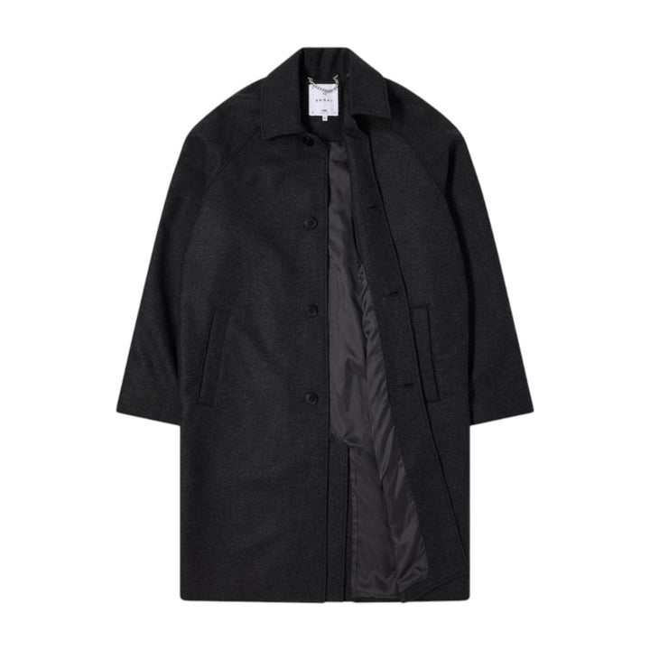 MAC WOOL COAT DARK GREY MARL