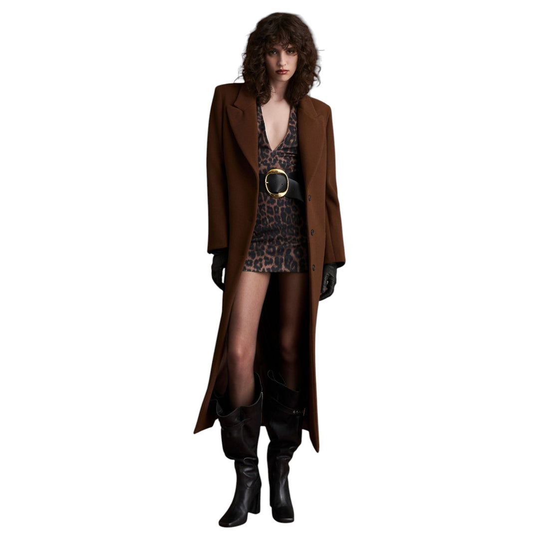 GIACCA JANIS MARRONE