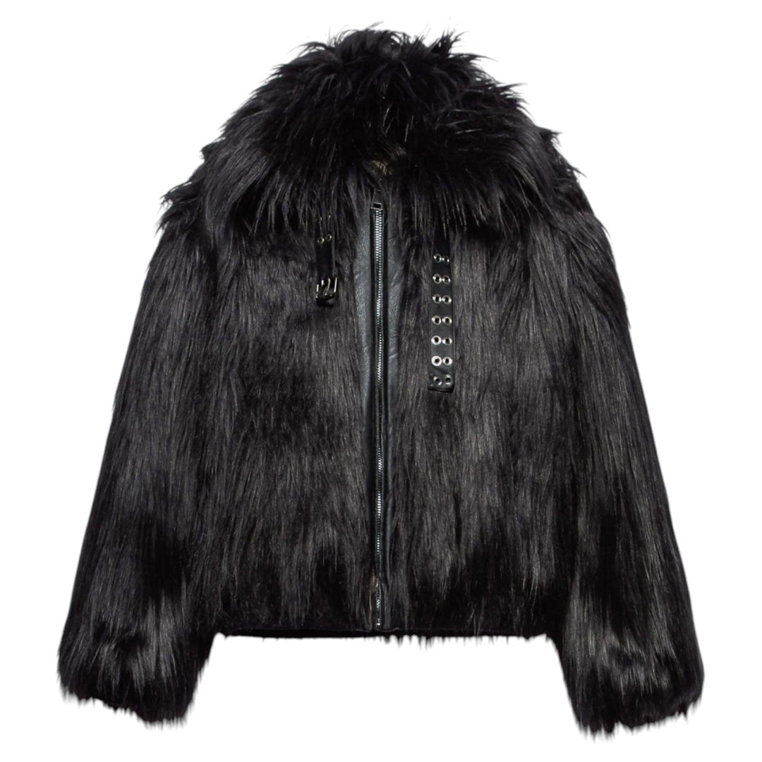 BLACK PENNY ECO FUR COAT