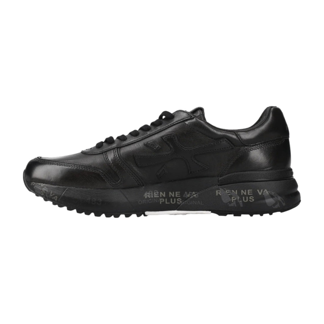 SNEAKERS MICK LEATHER BLACK 1453N