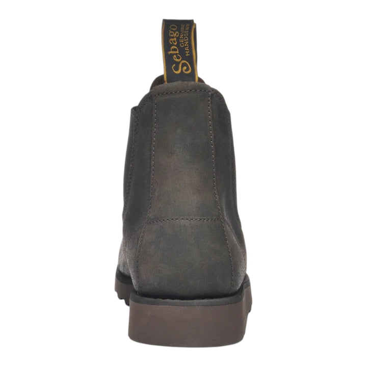 STIVALETTI SLIP ON PELLE SCAMOSCIATA MARRONE