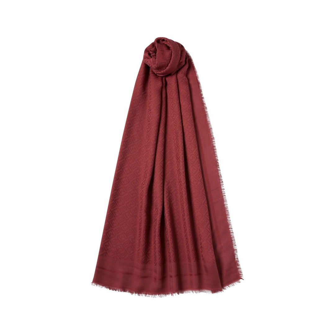 Stola-foulard-mantella OSSO ROSSO