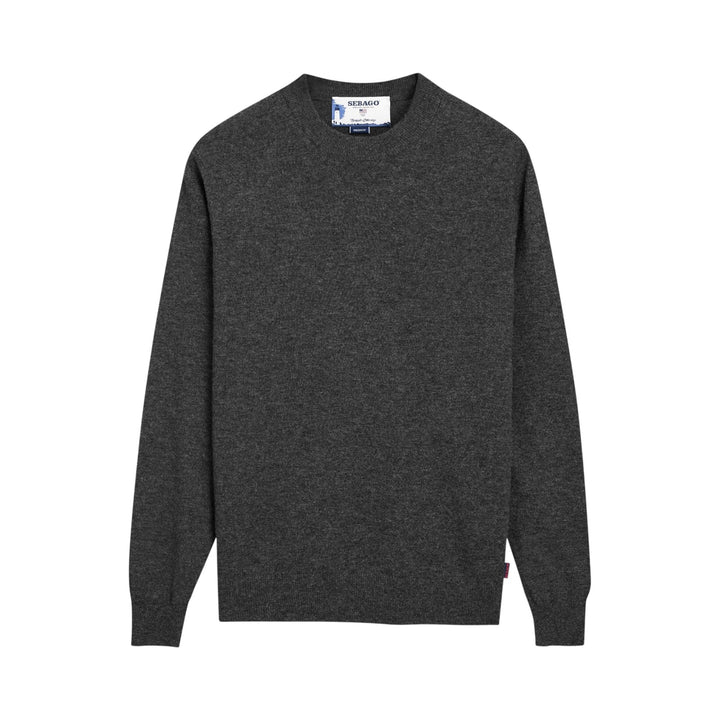 GIROCOLLO IN LANA GRIGIO