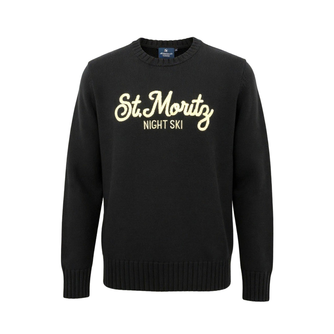 GIROCOLLO RICAMO ST.MORITS NERO