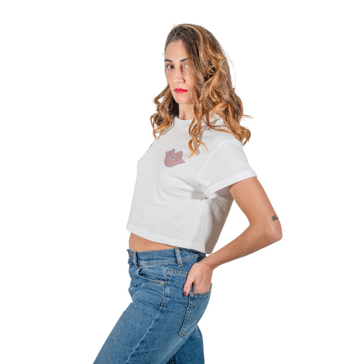 CROP ANIYE KISS WHITE