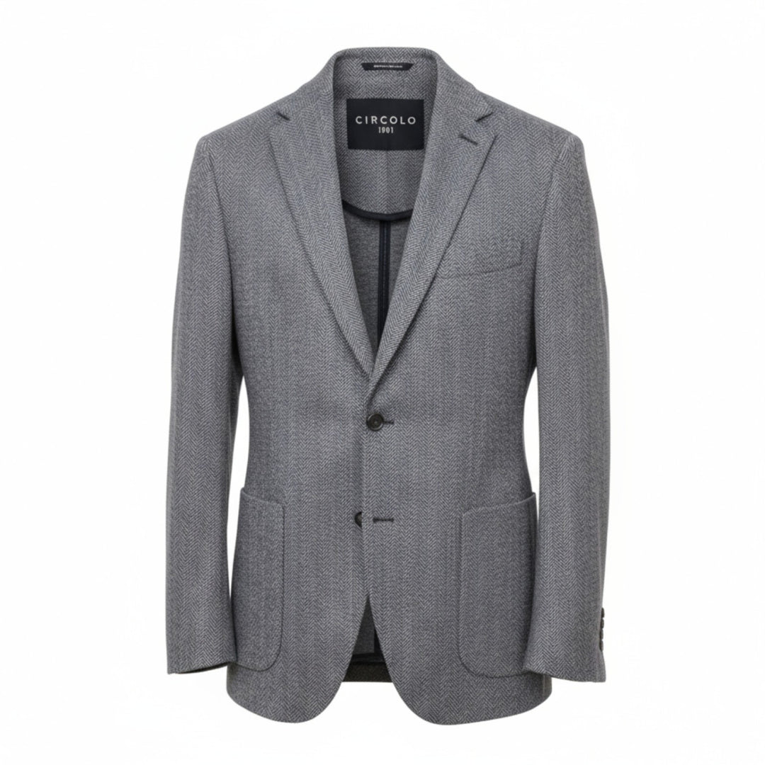 NAVY BLUE WOOL BLAZER