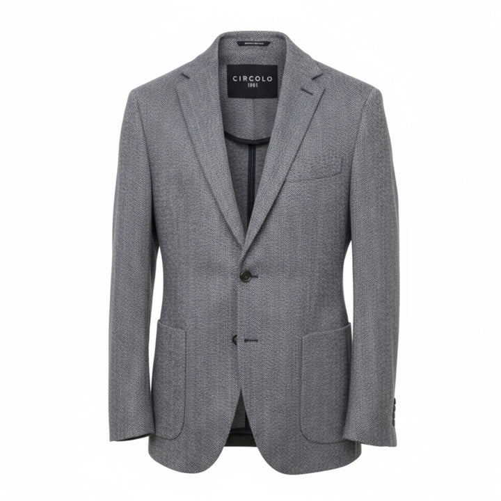 NAVY BLUE WOOL BLAZER