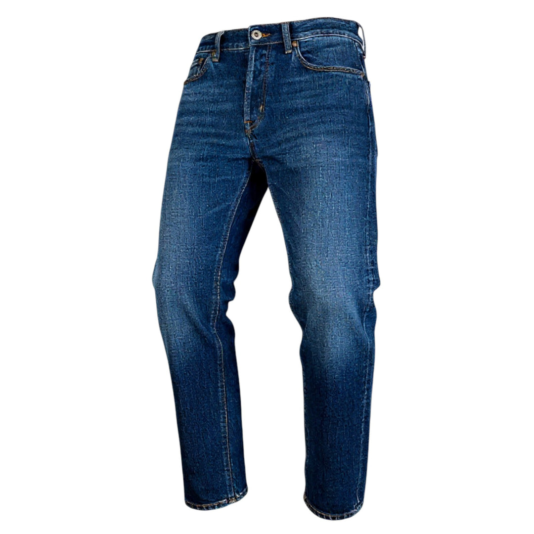DENIM SELVEGUED STONE WASH BLUE
