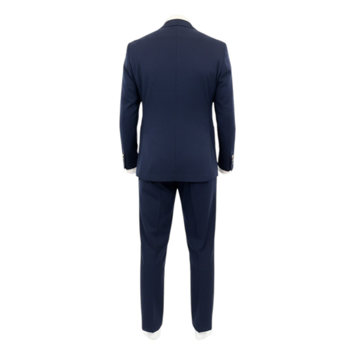 Anzug mit Waffelstruktur Comfort Fit Blau
