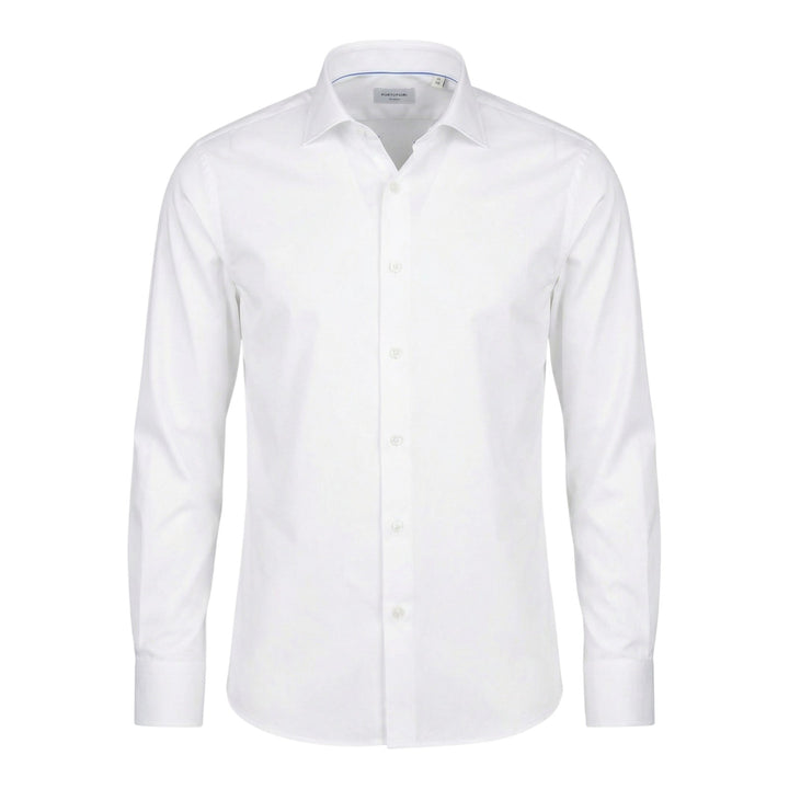 Camicia Manica Lunga Slim Fit No Stiro Bianco