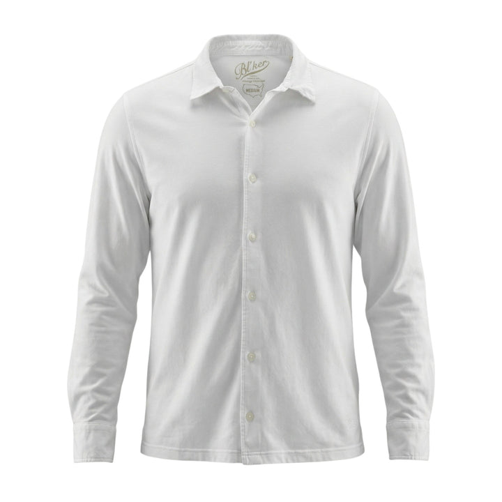 Langarmhemd Hartford Jersey Weiß