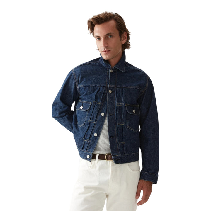 Cisco Giacca in Japan Stone Wash Blue