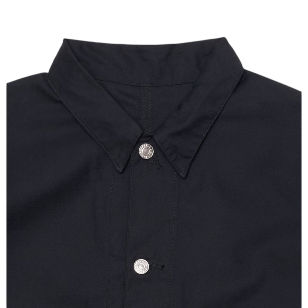 Coverall Japan Military Cloth Back Satin Cottone Black