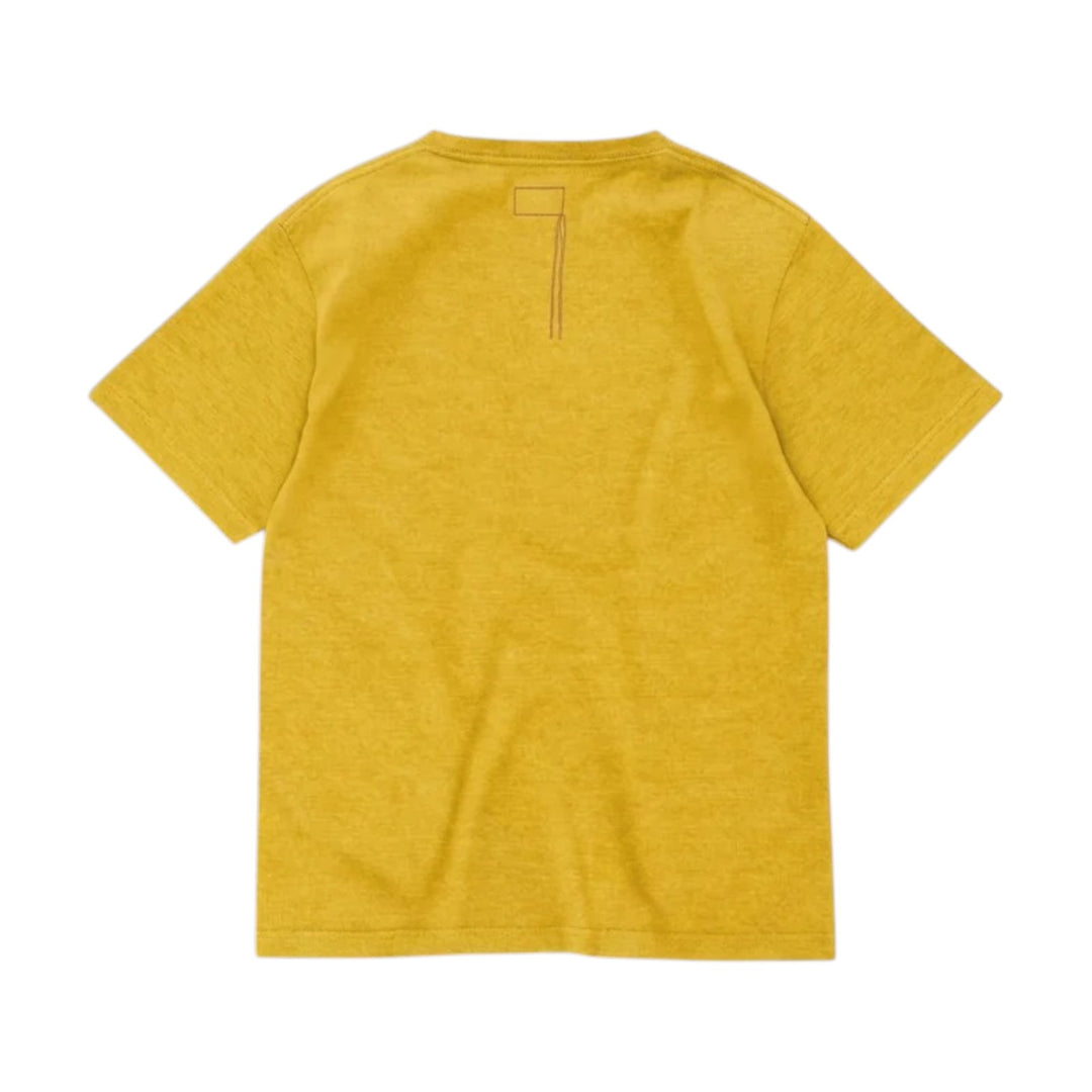 Teepocket  T-Shirt mit Brusttasche aus Baumwolle Mustard Gelb