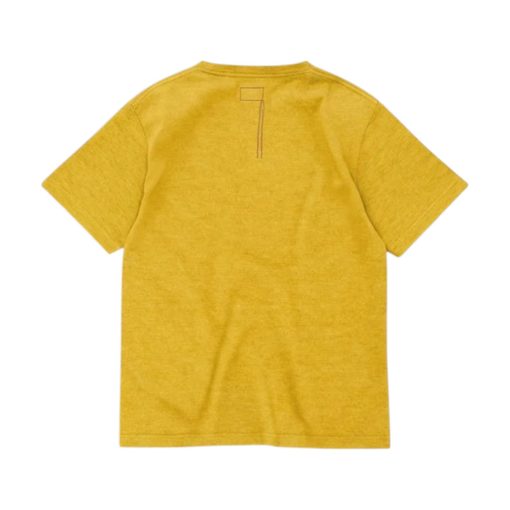 Teepocket  T-Shirt mit Brusttasche aus Baumwolle Mustard Gelb