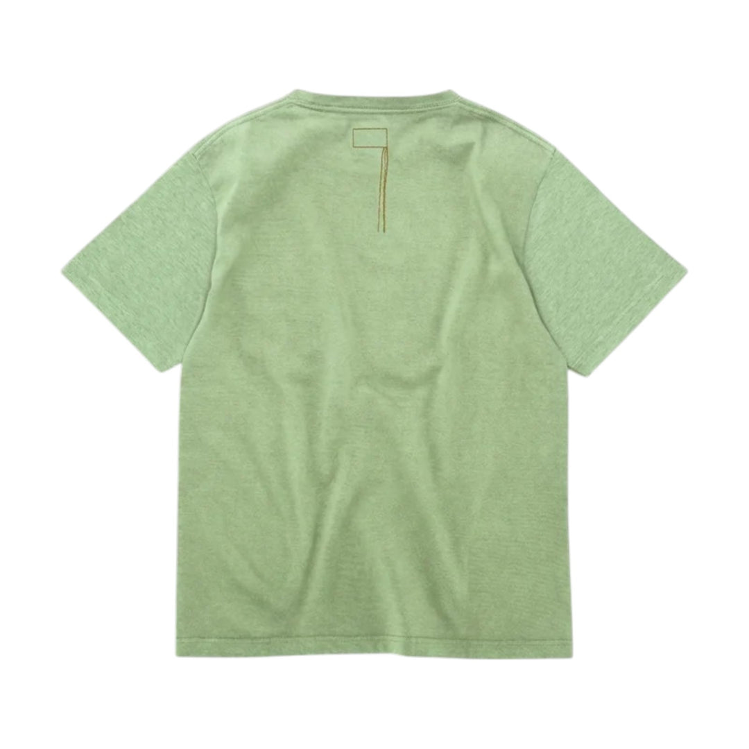 Tubejp T-Shirt mit Brusttasche aus Baumwolle Lobster Sage Grün