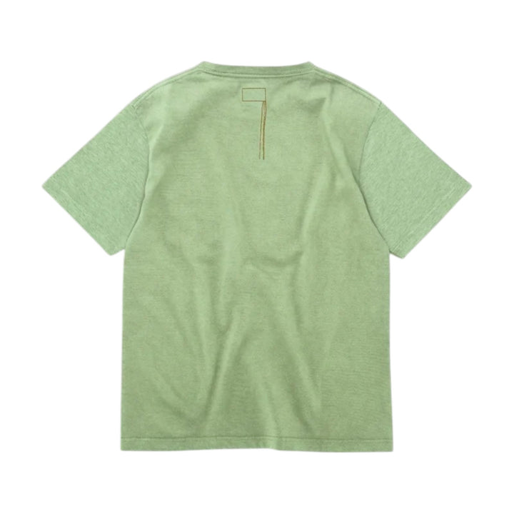 Tubejp T-Shirt mit Brusttasche aus Baumwolle Lobster Sage Grün