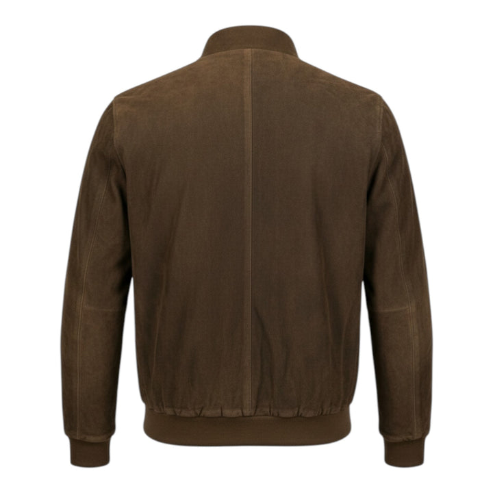 Jacke Modell Valstar aus echtem Wildleder in Tabak