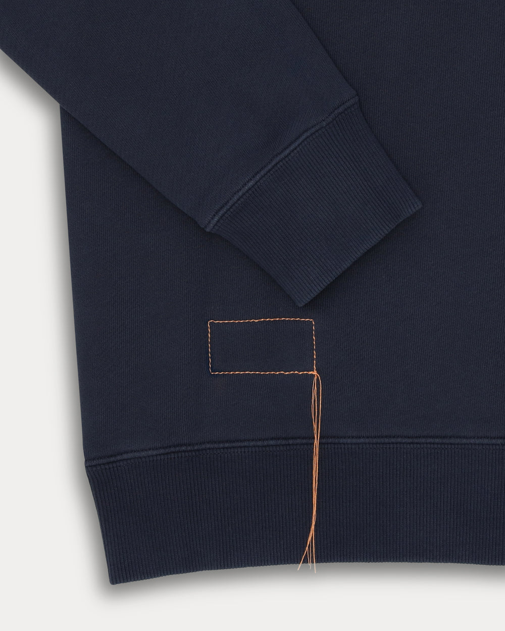 HARVARD FELPA GIROCOLLOIN JERSEY FELPATO TAGLIO REGLAN BLUE