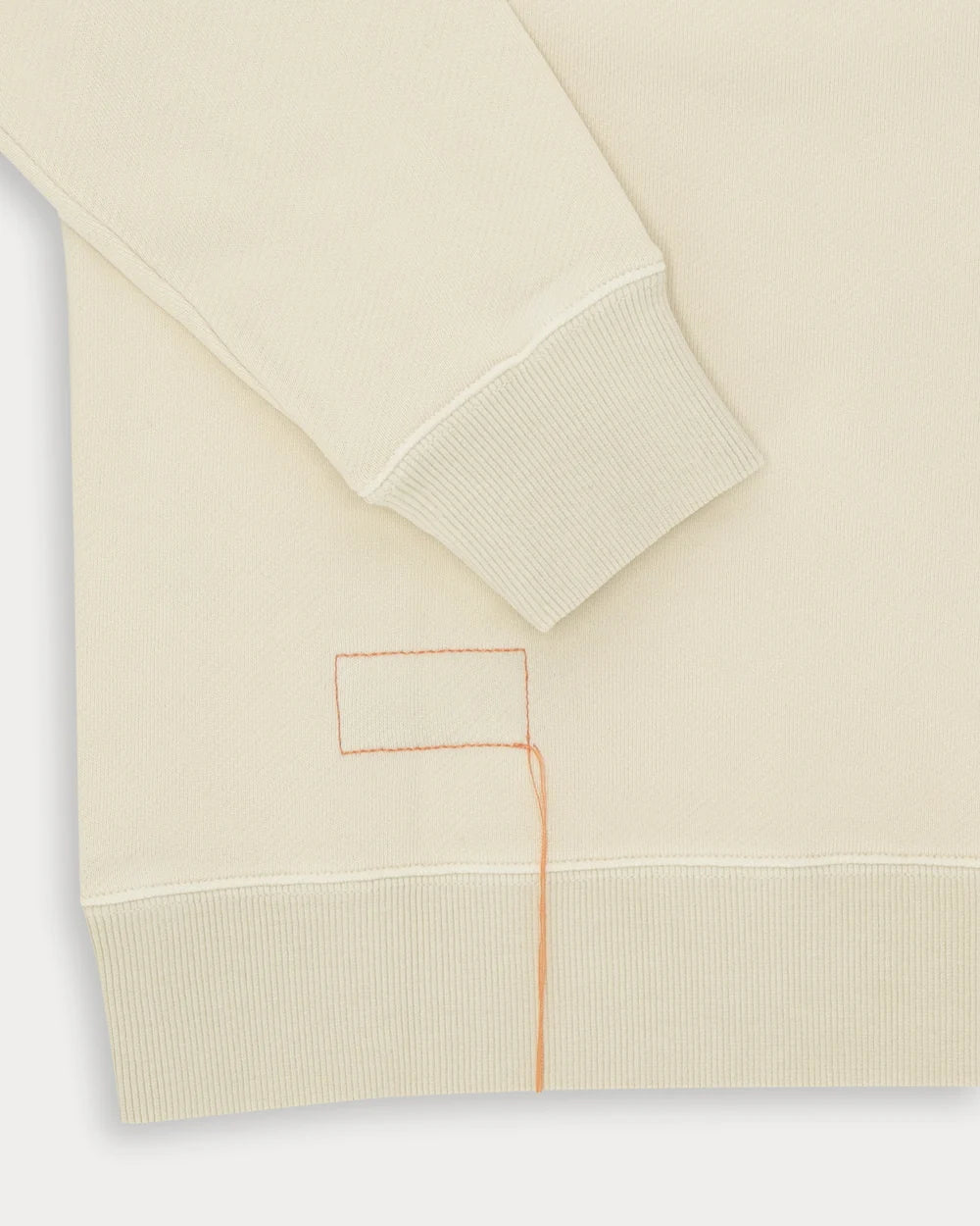 HARVARD FELPA GIROCOLLOIN JERSEY FELPATO TAGLIO REGLAN WHITE