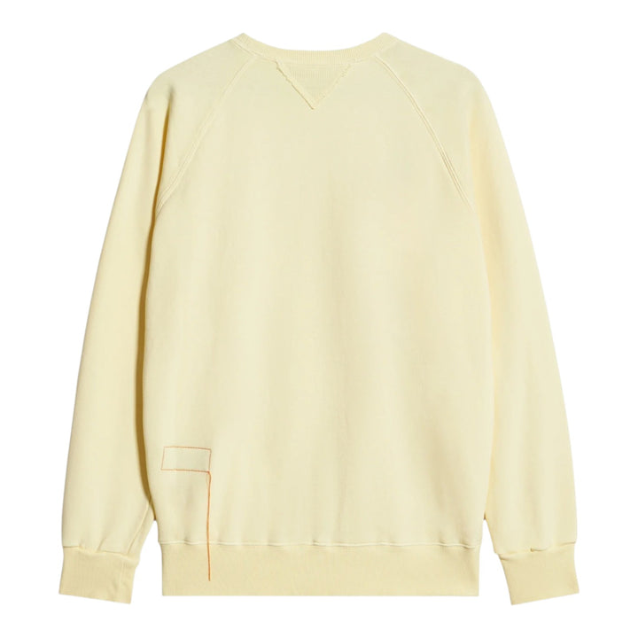 Harvard Crewneck-Sweatshirt aus gebürstetem Jersey mit Raglan-Schnitt Canary