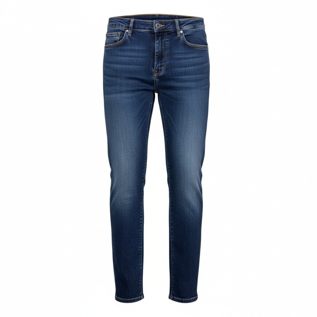 Dunkelblaue Jeansshorts mit 5 Taschen