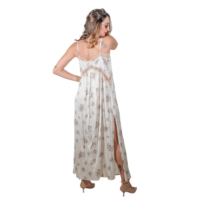 LONG DRESS LEONIE POPPY SILK