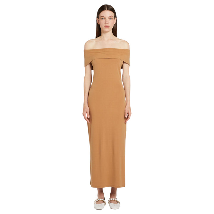 LADINO CAMEL jersey dress