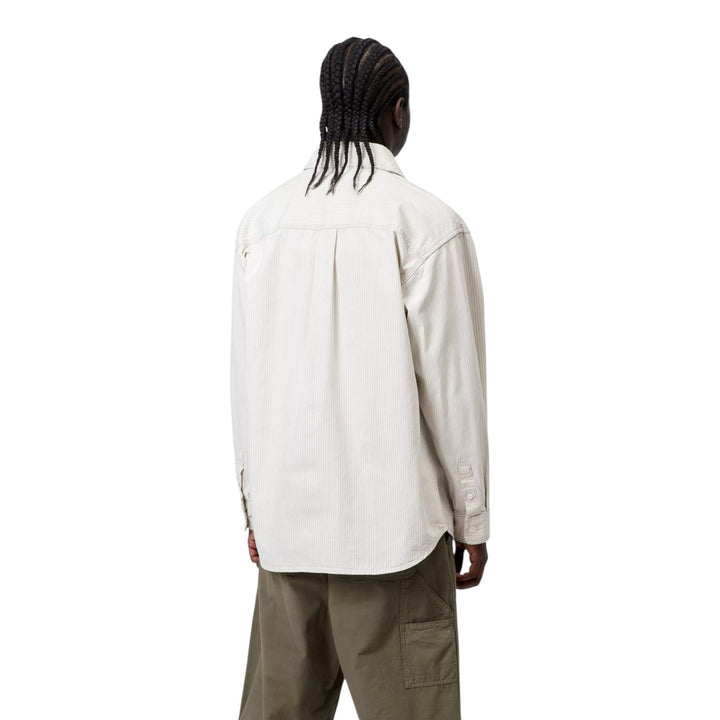 Mercer Shirt Jac Mercer Stripe, Graphite / Wax