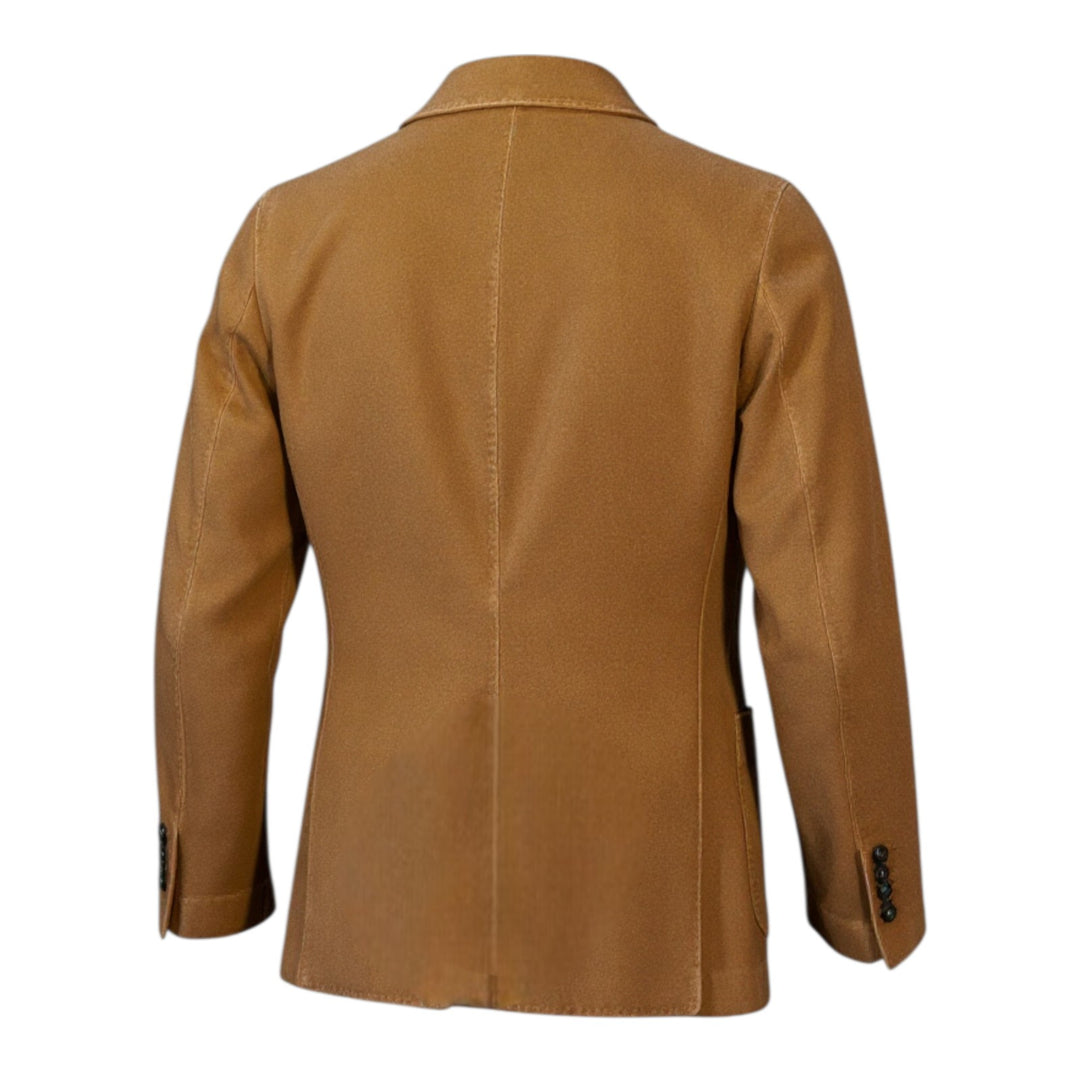 BRAUNER G-GEFÄRBTER WOLLBLAZER