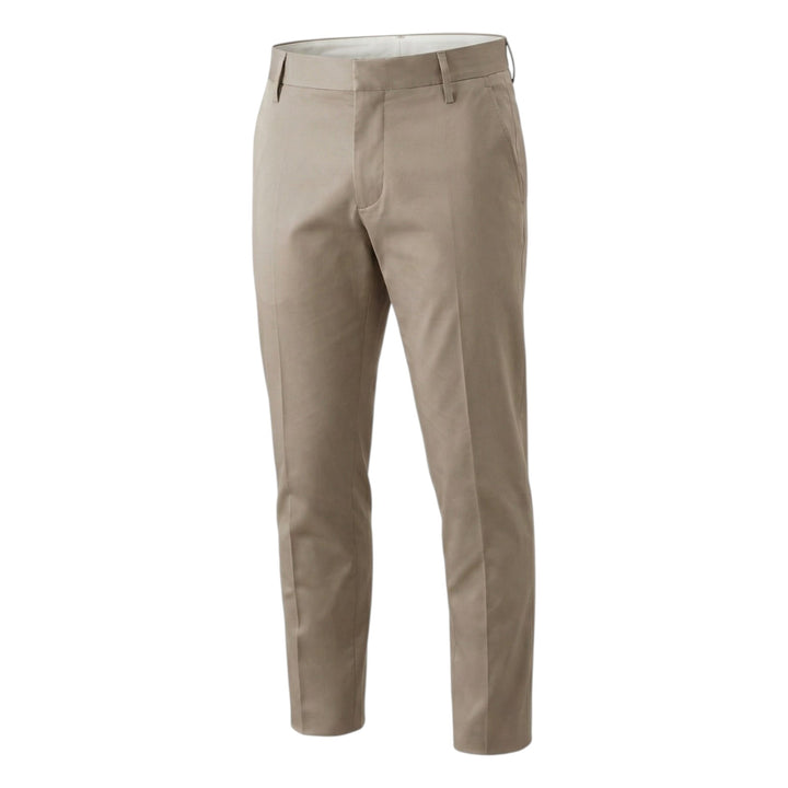Slim Hose mit America-Taschen, Kurz, Taupe