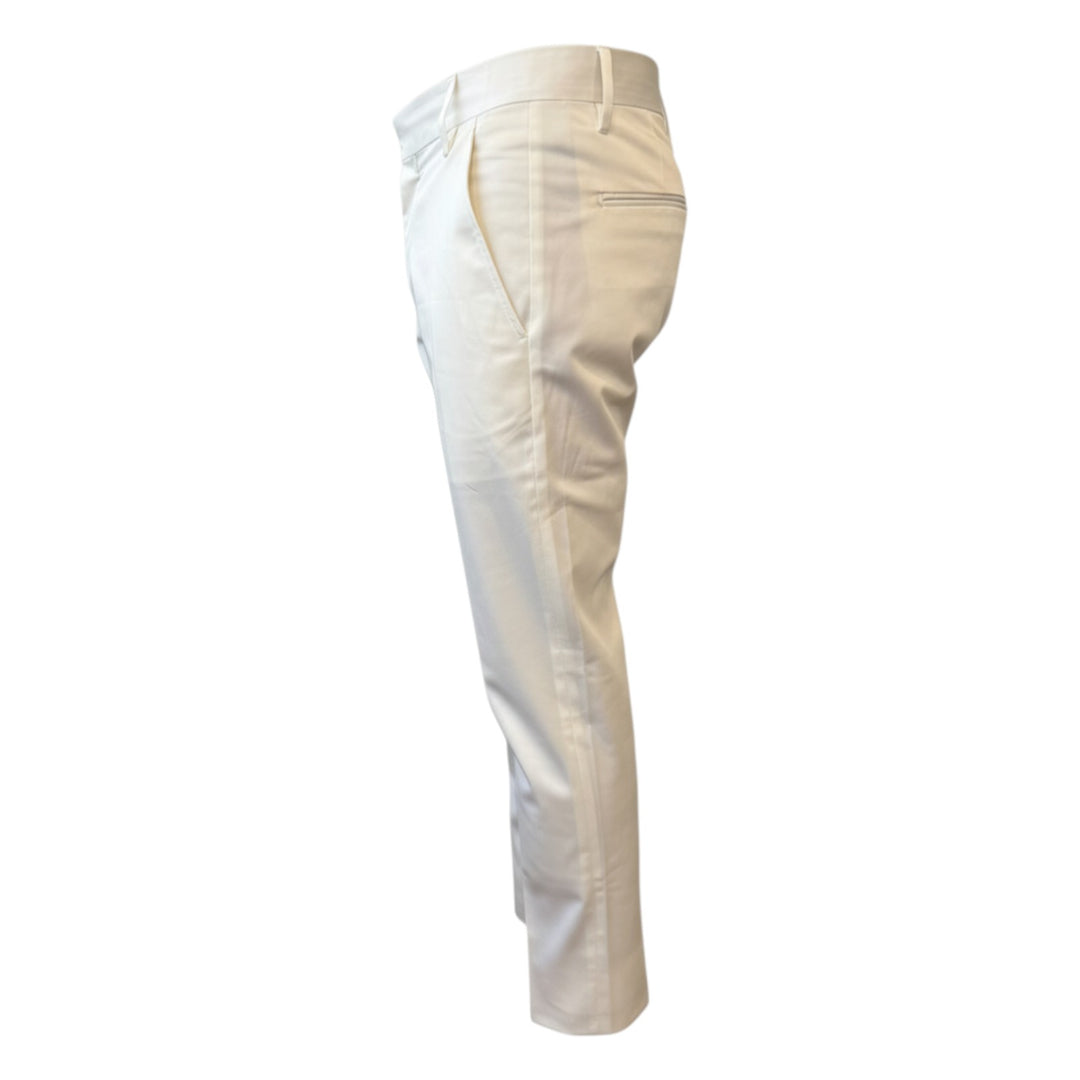 Hose mit amerikanischen Taschen Slim Corto Off White