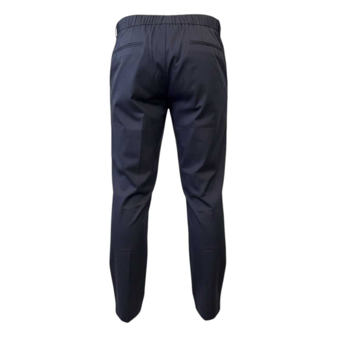 Ultralight-Hose mit Gummibund und Bundfalten Night Blue