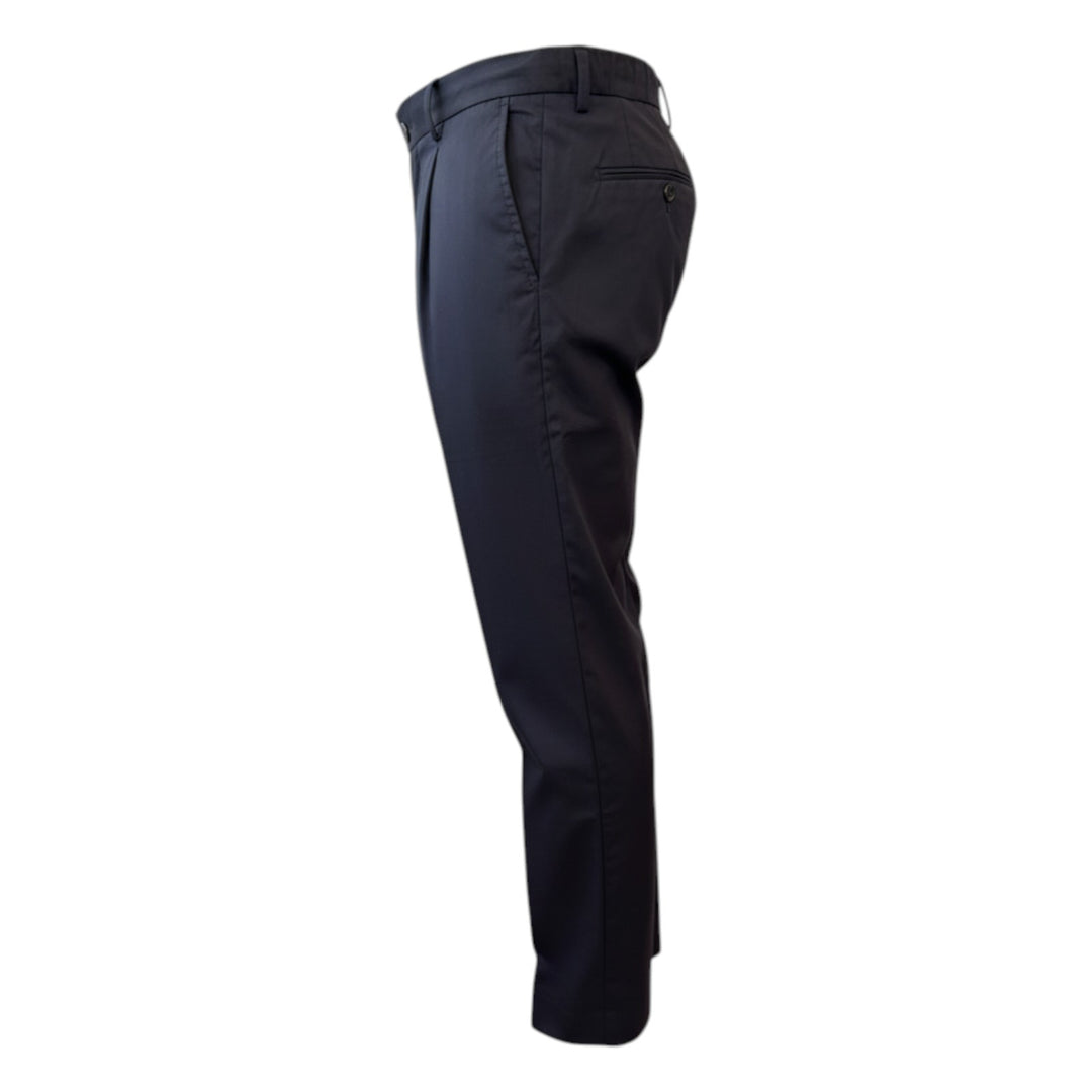 Ultralight-Hose mit Gummibund und Bundfalten Night Blue