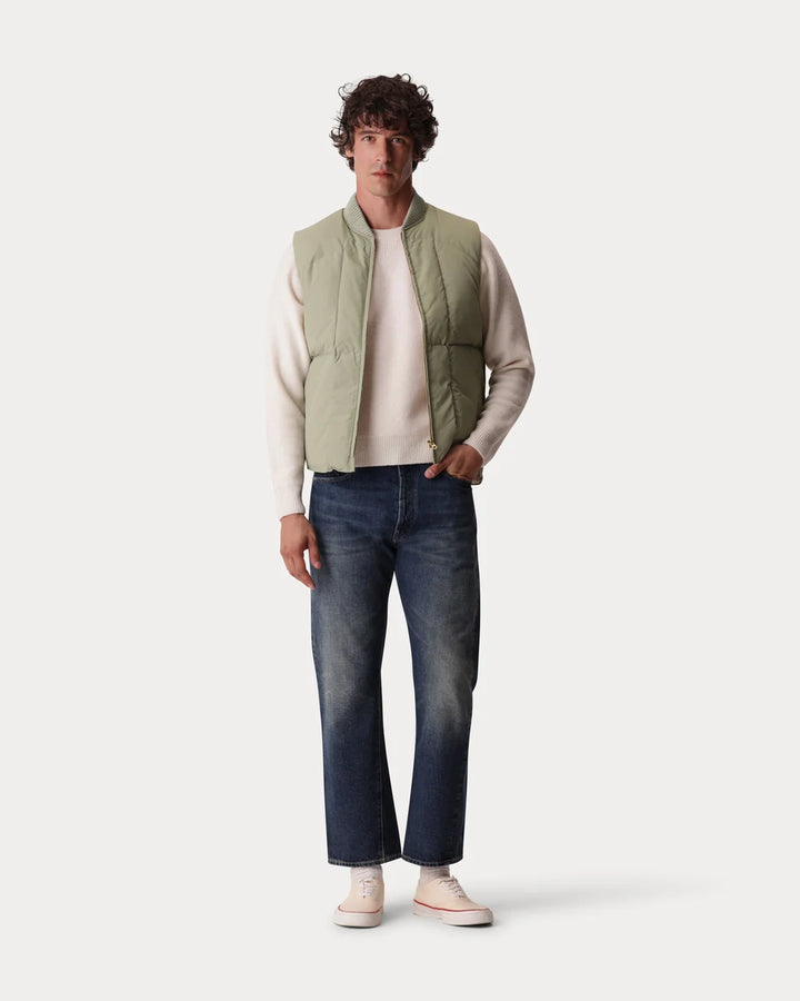 ROCKET GILET AUS NYLON LIGHT GREEN