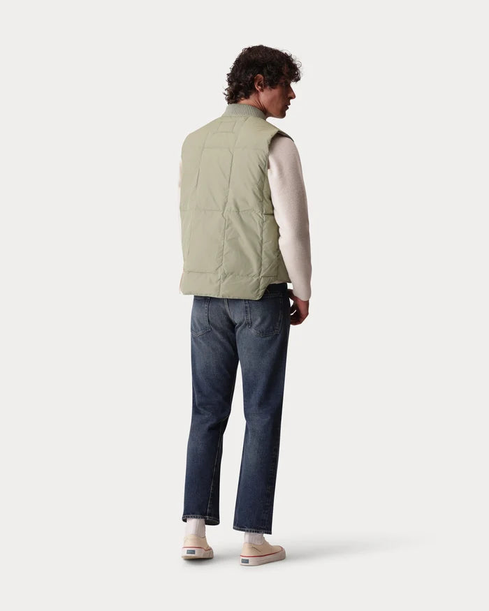 ROCKET GILET AUS NYLON LIGHT GREEN