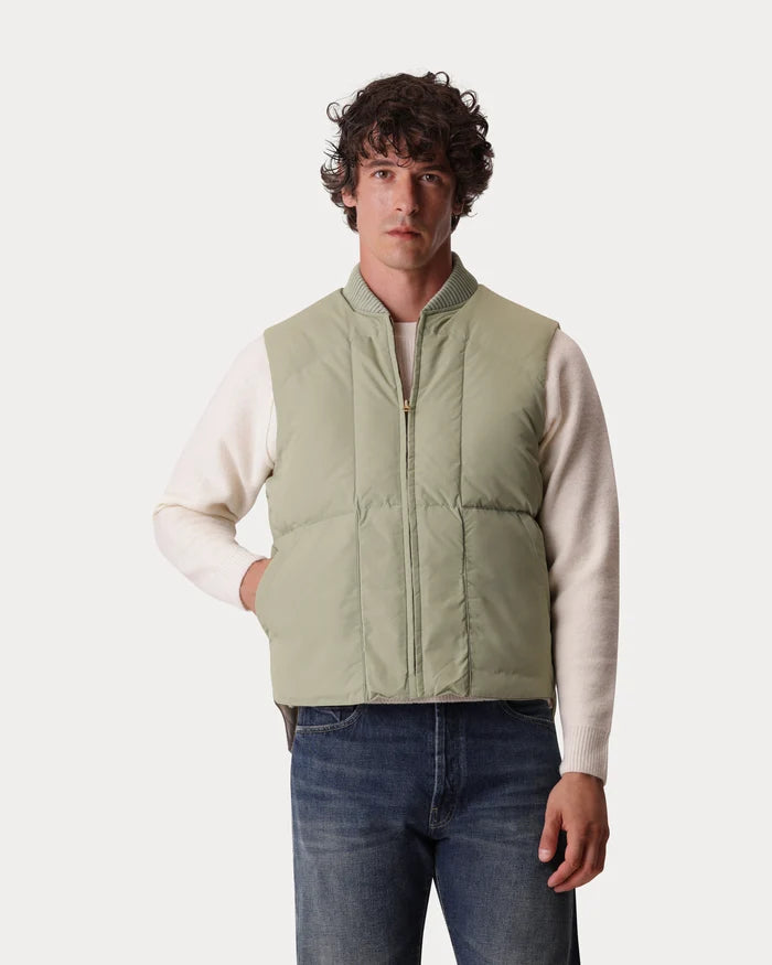 ROCKET GILET AUS NYLON LIGHT GREEN