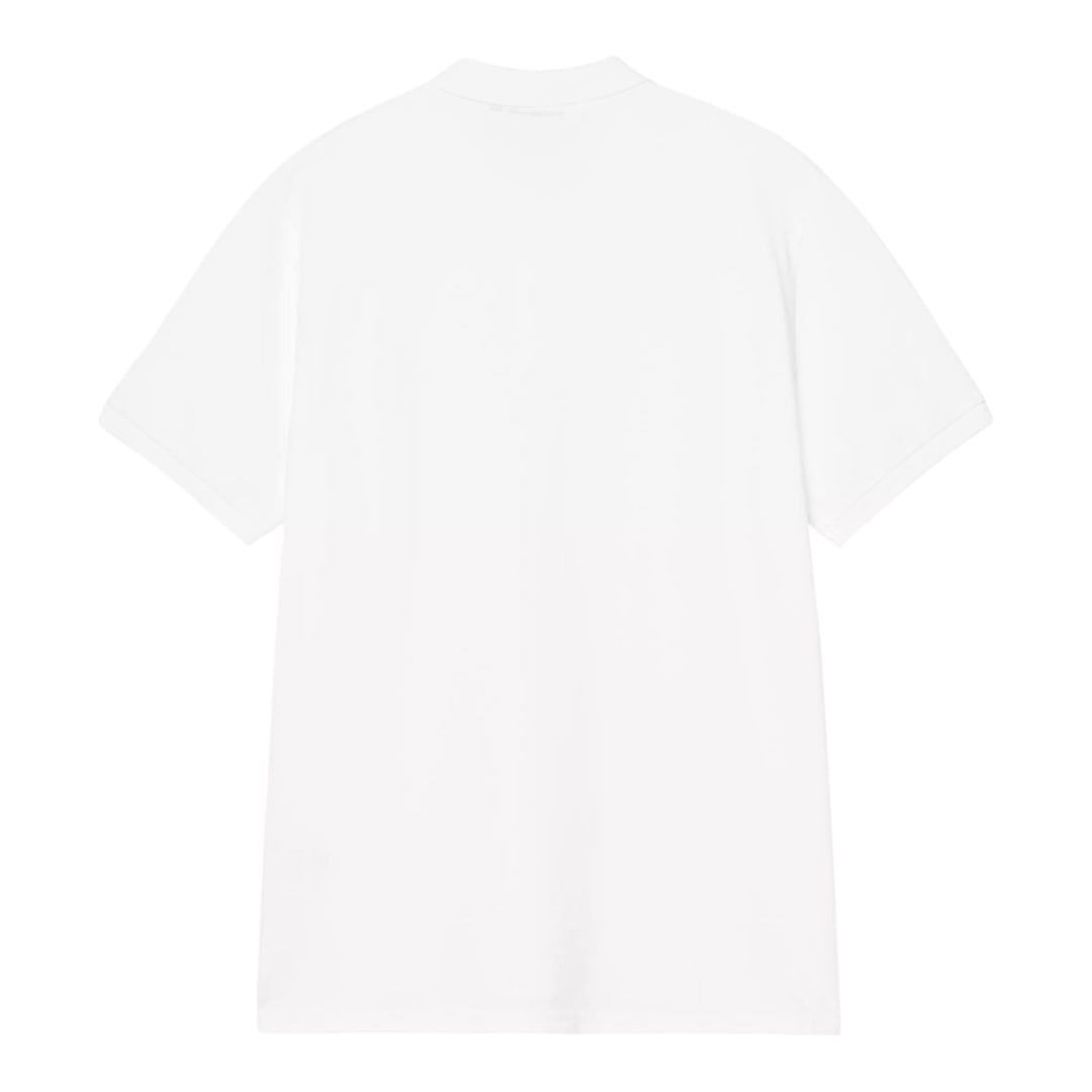 S/S Chase Piqué Polo Weiß/Gold