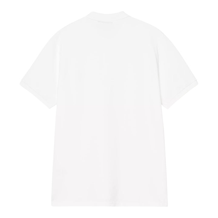 S/S Chase Piqué Polo Weiß/Gold
