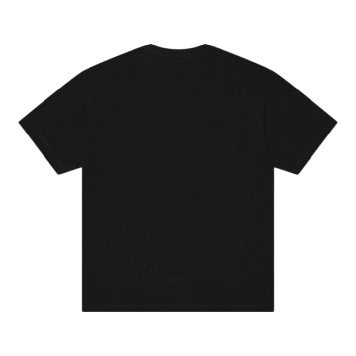 Schwarzes Oversize-Basic-T-Shirt