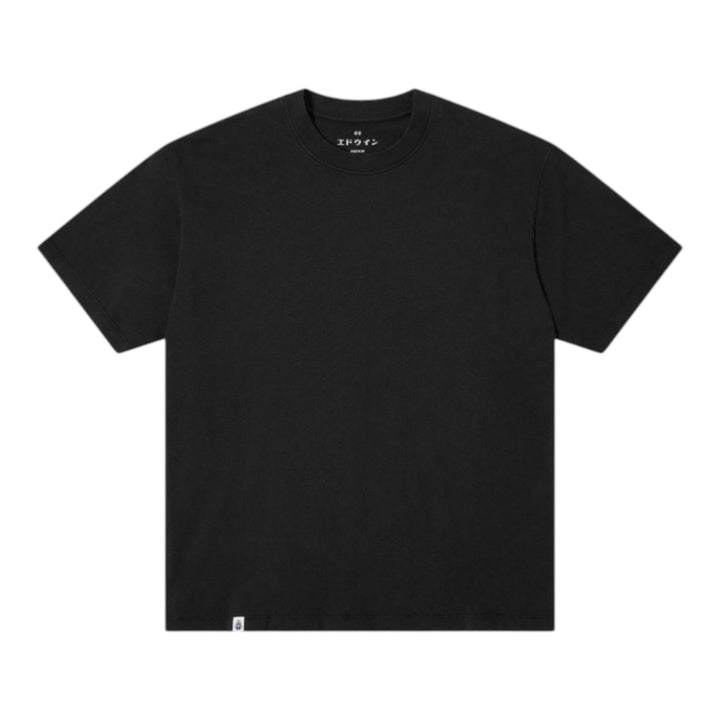 Schwarzes Oversize-Basic-T-Shirt
