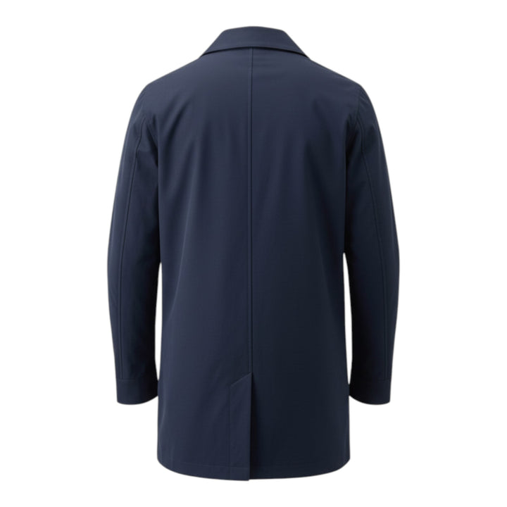 Trenchcoat aus Baumwolle in Blau