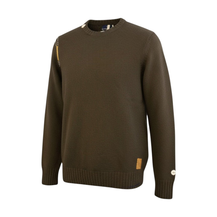 GRÜNER WOLL-RUNDSCHNELLHALS