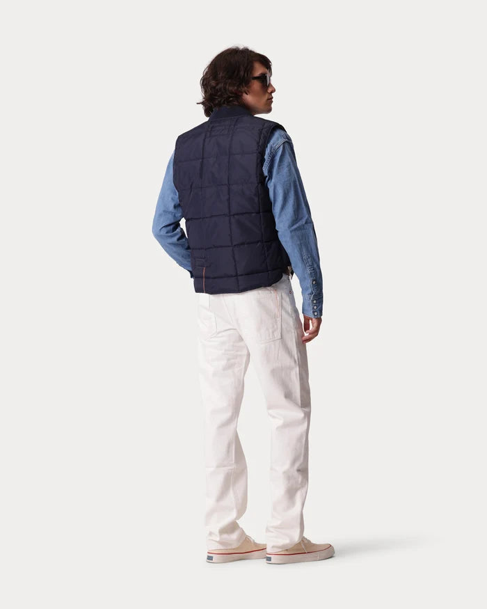 VEST1 WESTE AUS NYLON BLAU