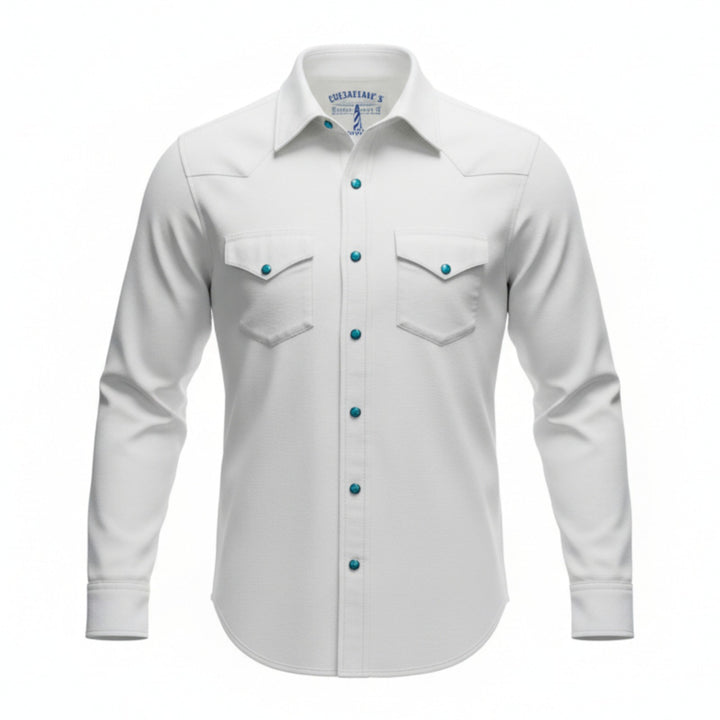 WESTERN OXFORD SHIRT BIANCO